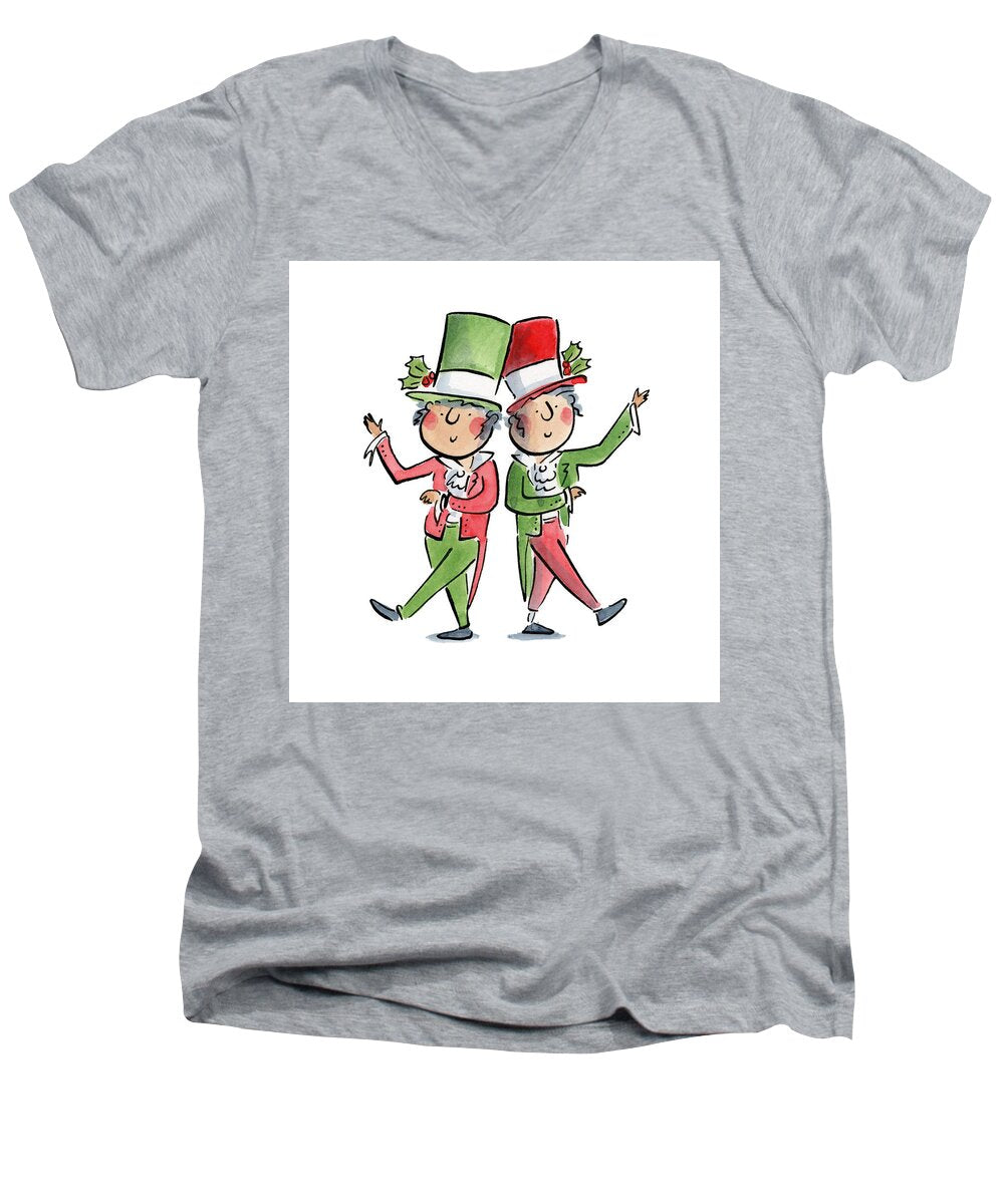 Victorian Christmas - Men's V-Neck T-Shirt