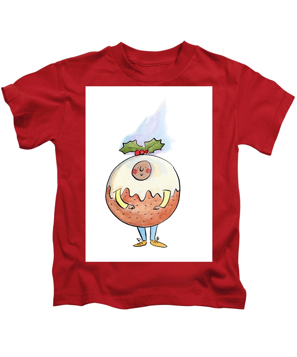 Christmas Pudding  1 - Kids T-Shirt
