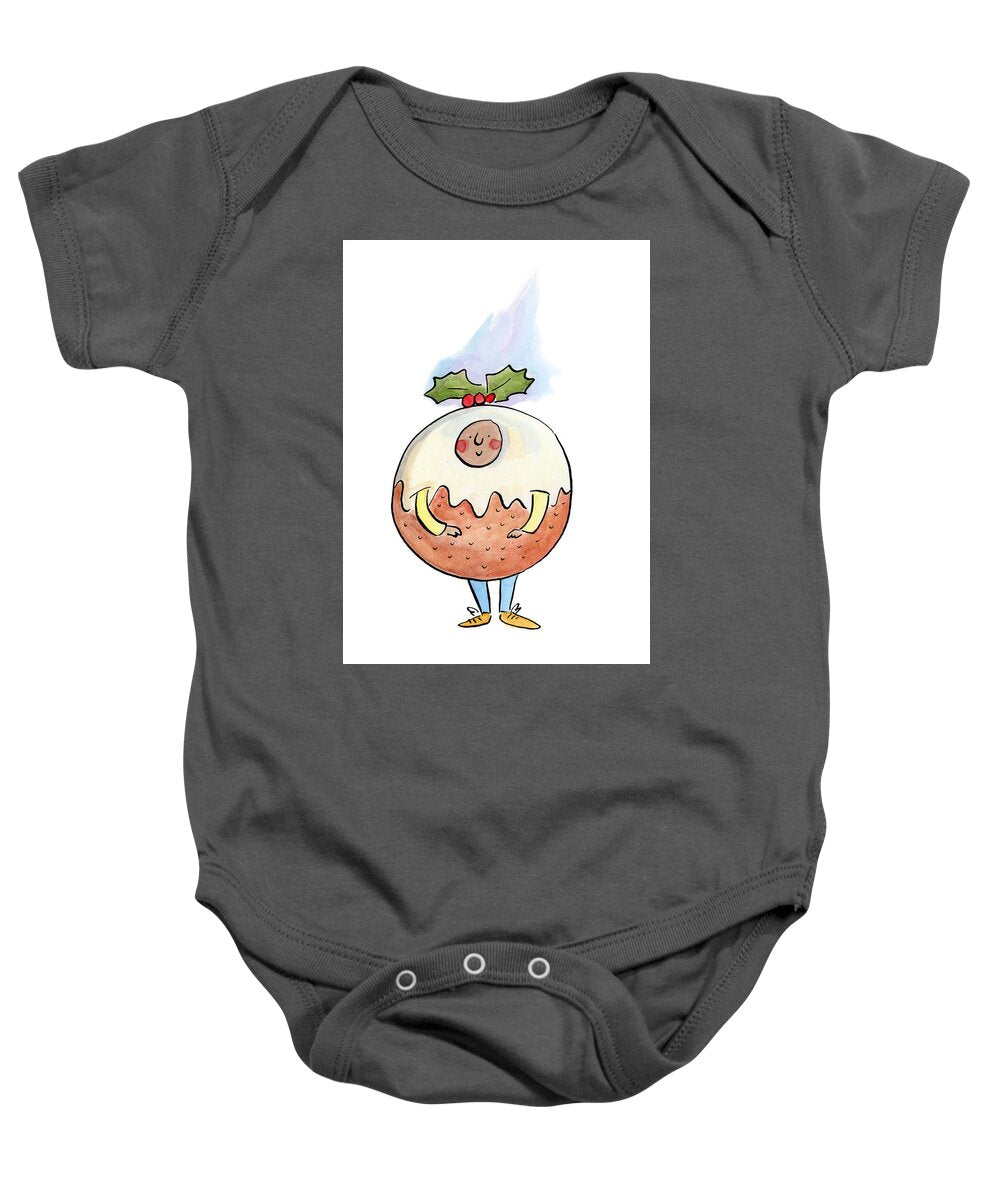 Christmas Pudding  1 - Baby Onesie