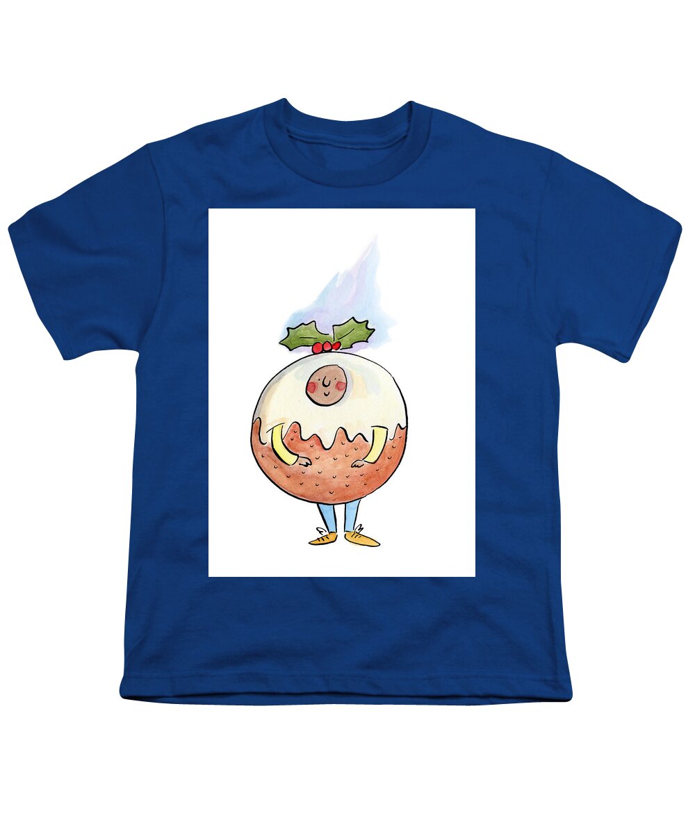 Christmas Pudding  1 - Youth T-Shirt