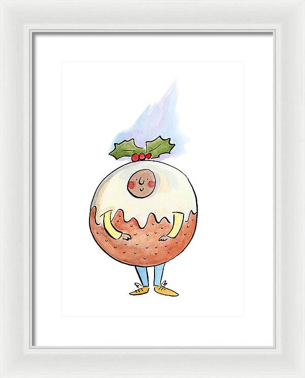Christmas Pudding  1 - Framed Print