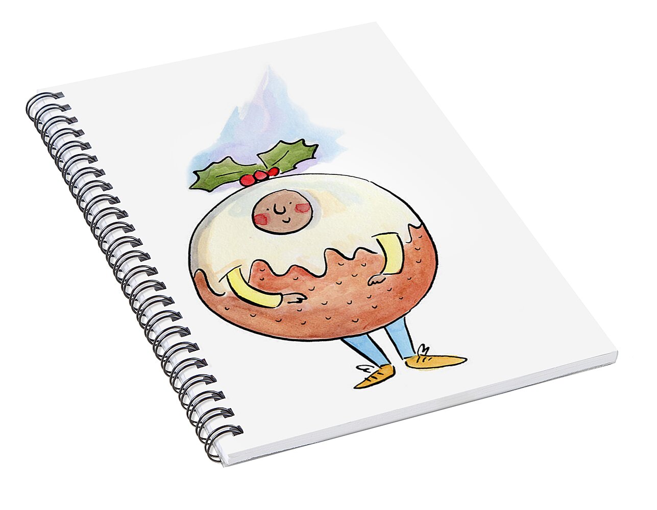 Christmas Pudding  1 - Spiral Notebook