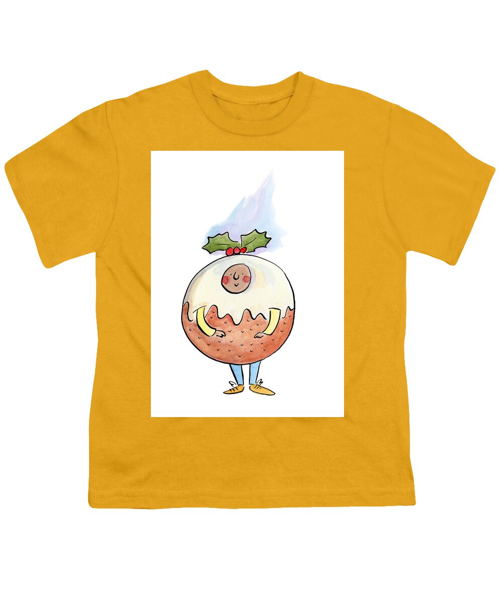 Christmas Pudding  1 - Youth T-Shirt