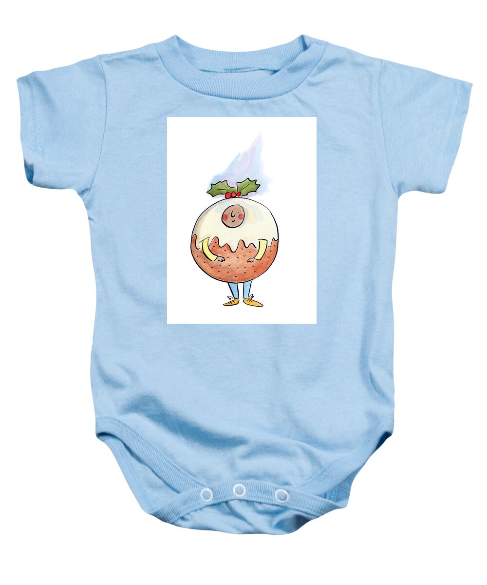 Christmas Pudding  1 - Baby Onesie