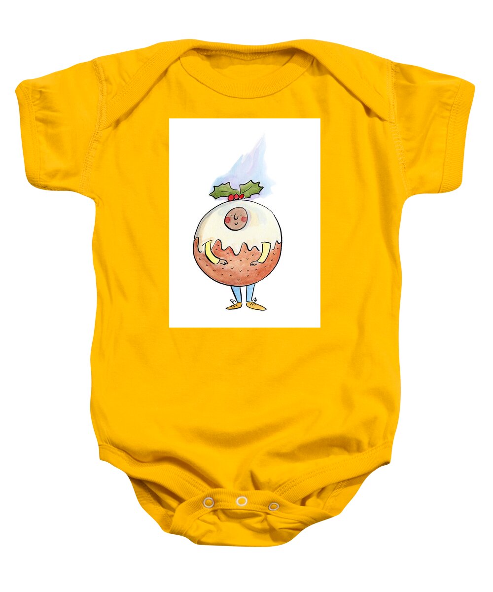 Christmas Pudding  1 - Baby Onesie