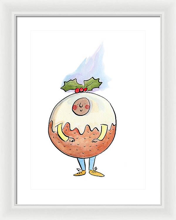 Christmas Pudding  1 - Framed Print