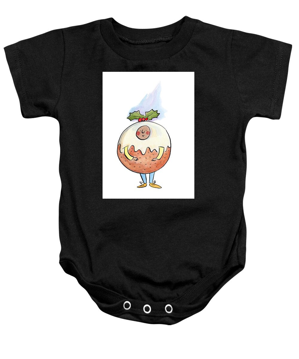 Christmas Pudding  1 - Baby Onesie