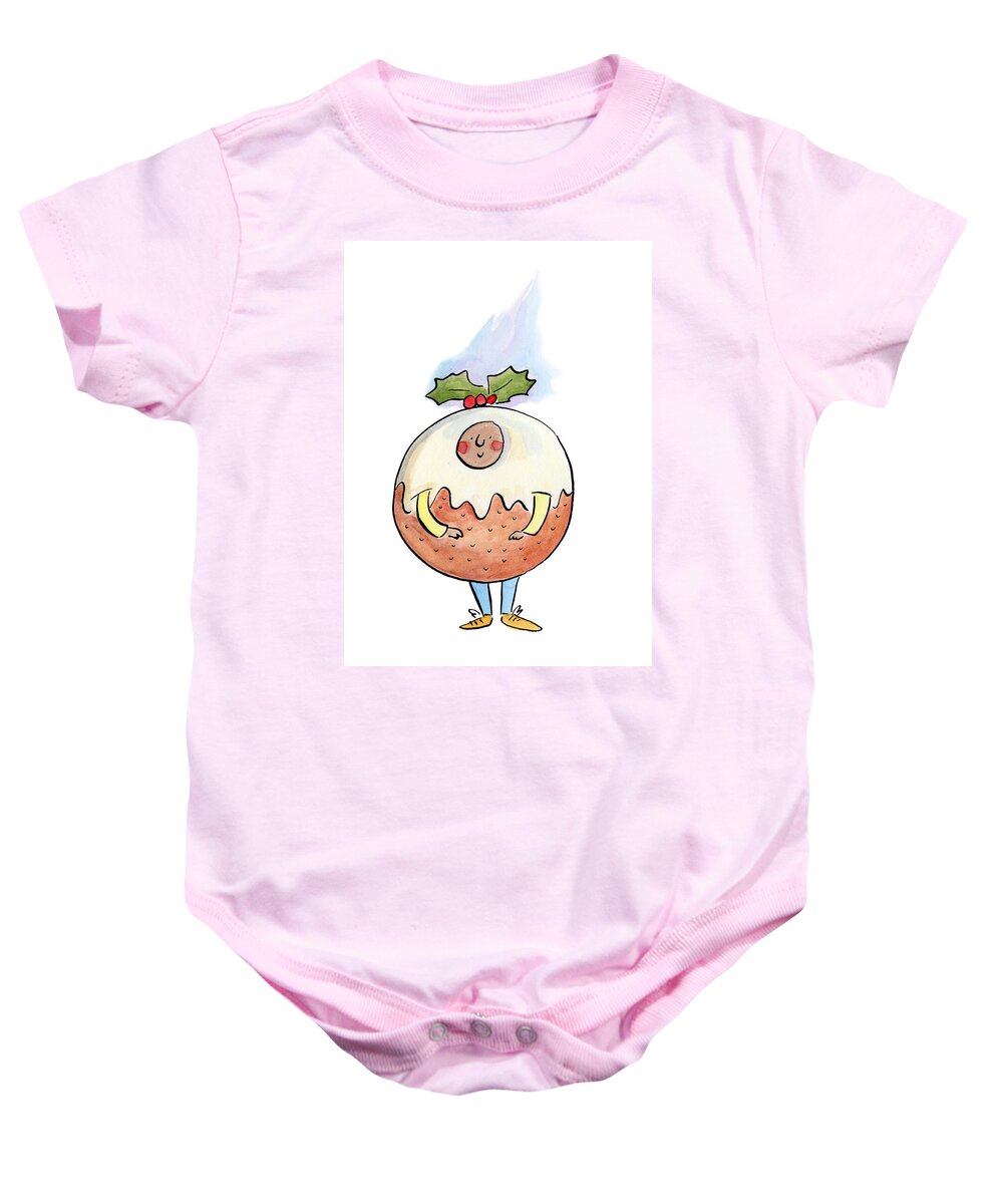 Christmas Pudding  1 - Baby Onesie