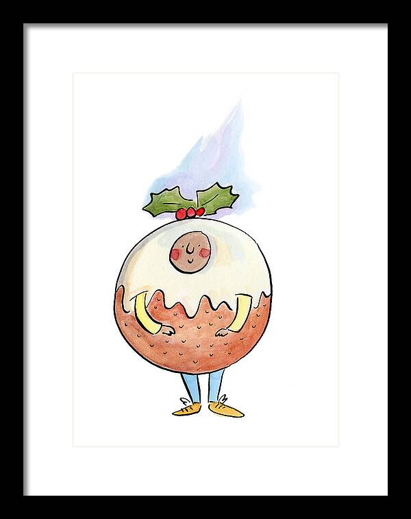 Christmas Pudding  1 - Framed Print