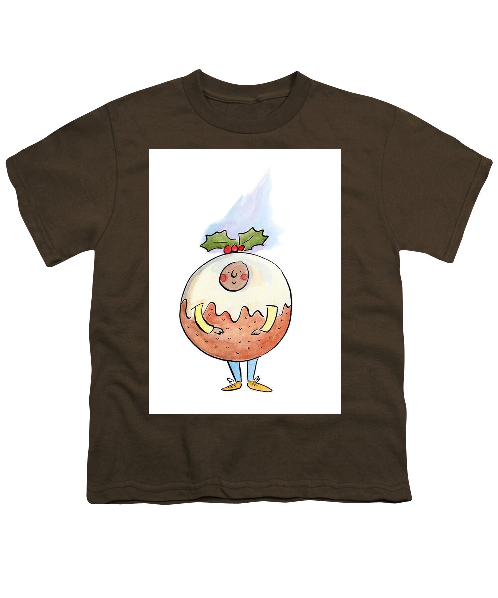 Christmas Pudding  1 - Youth T-Shirt