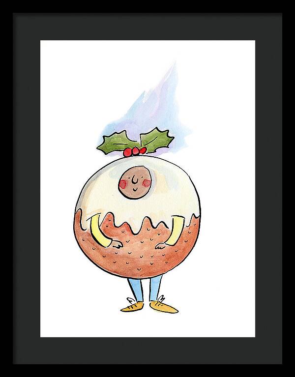 Christmas Pudding  1 - Framed Print