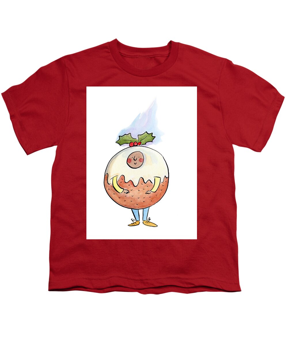 Christmas Pudding  1 - Youth T-Shirt