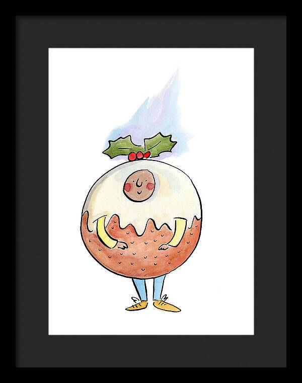 Christmas Pudding  1 - Framed Print