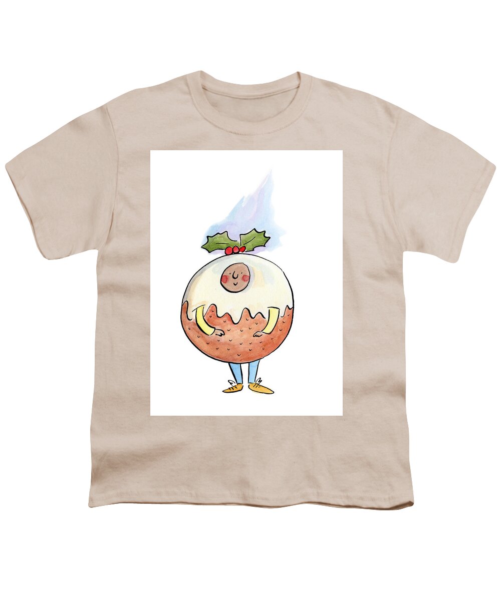 Christmas Pudding  1 - Youth T-Shirt
