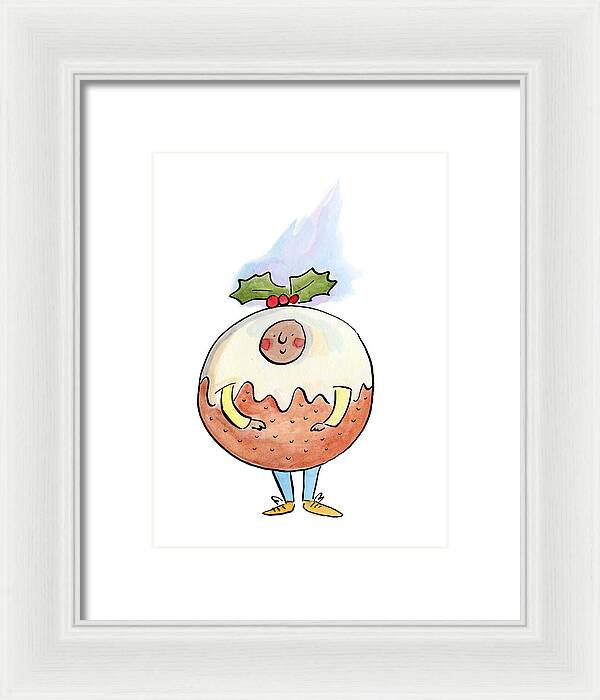 Christmas Pudding  1 - Framed Print