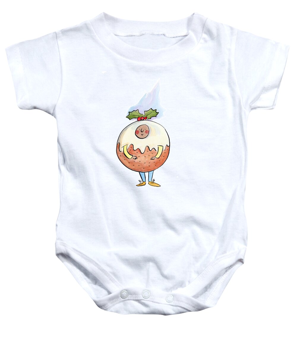 Christmas Pudding  1 - Baby Onesie