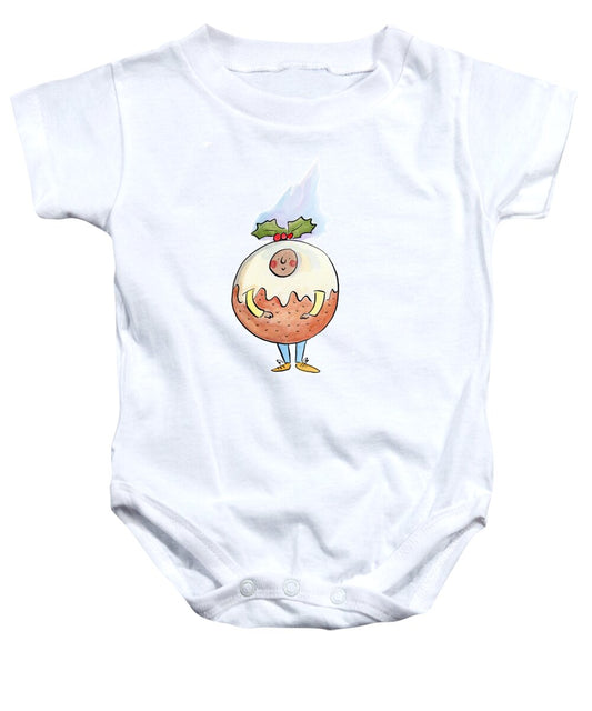 Christmas Pudding  1 - Baby Onesie