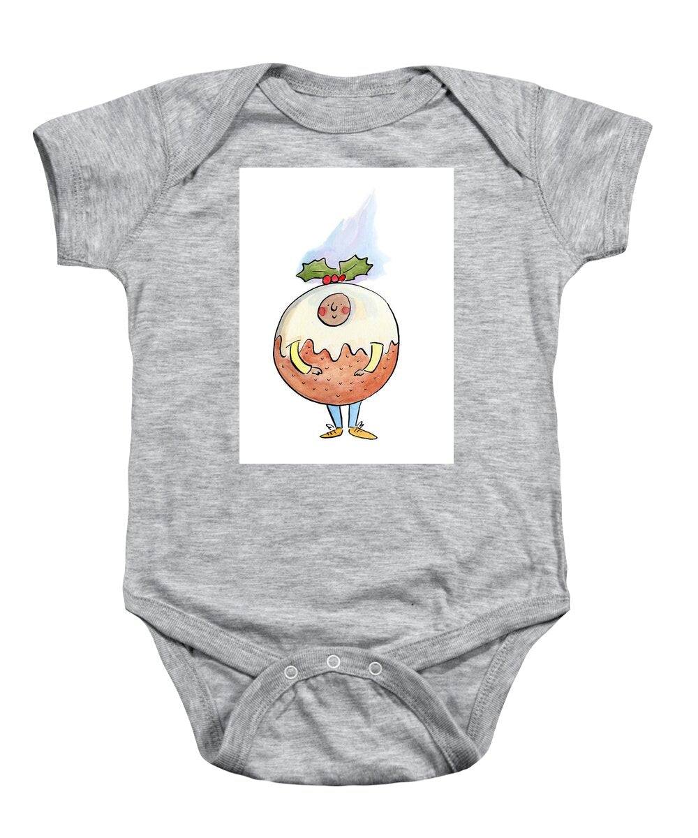 Christmas Pudding  1 - Baby Onesie