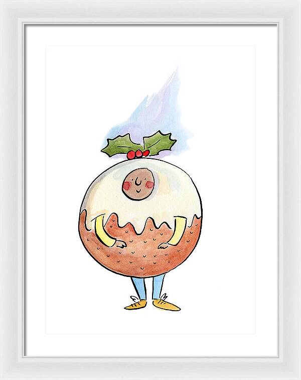 Christmas Pudding  1 - Framed Print