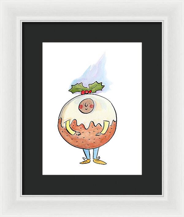 Christmas Pudding  1 - Framed Print