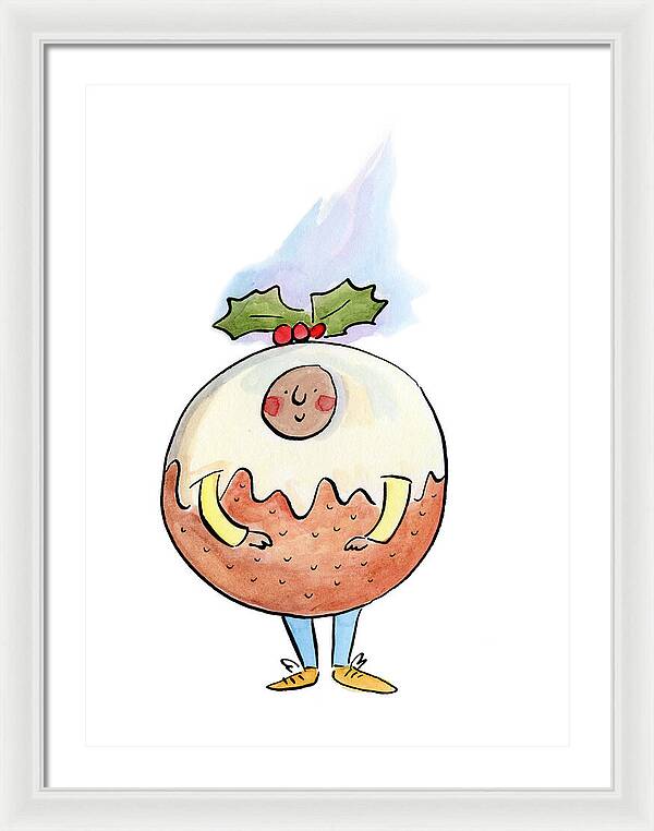Christmas Pudding  1 - Framed Print