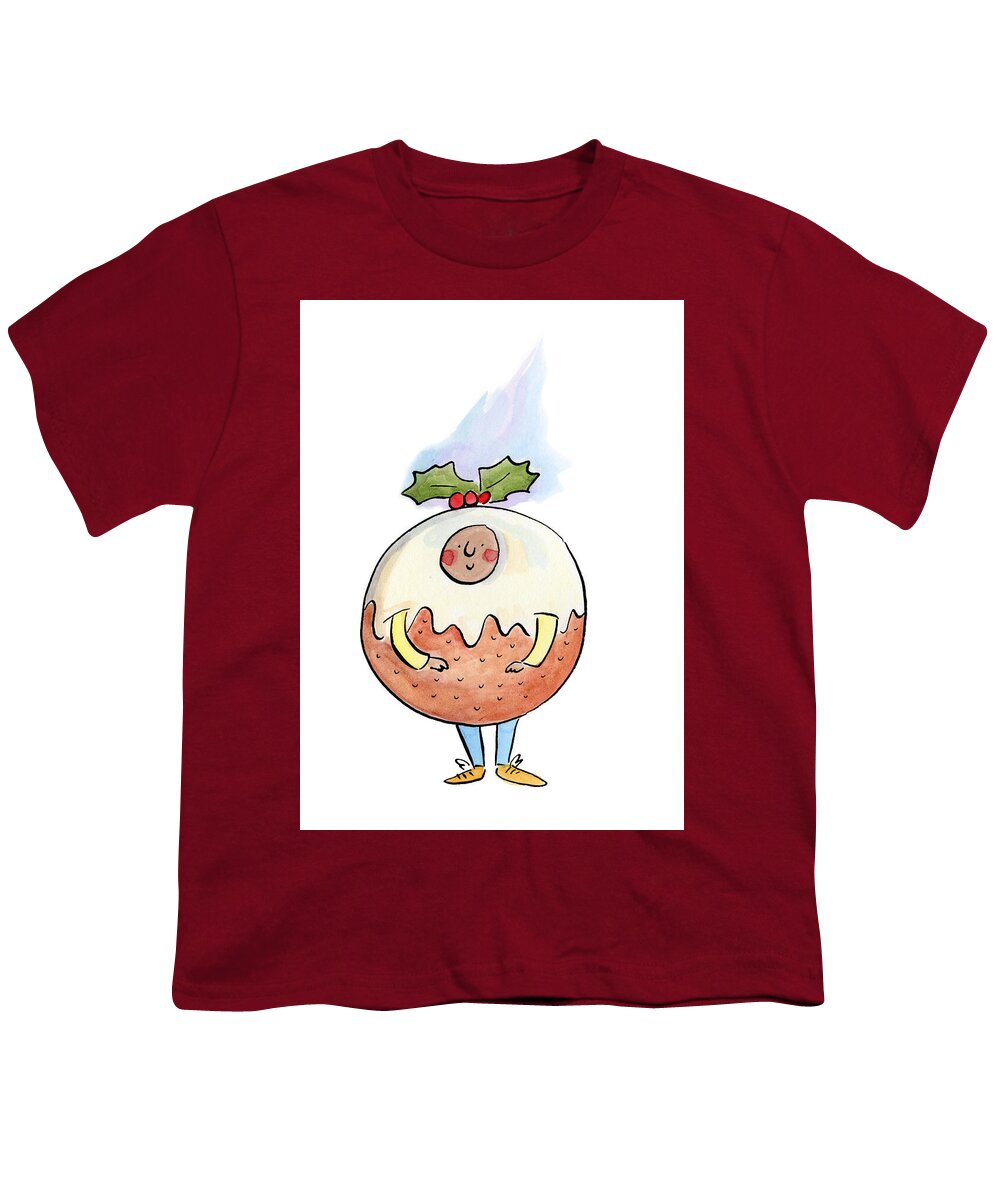 Christmas Pudding  1 - Youth T-Shirt