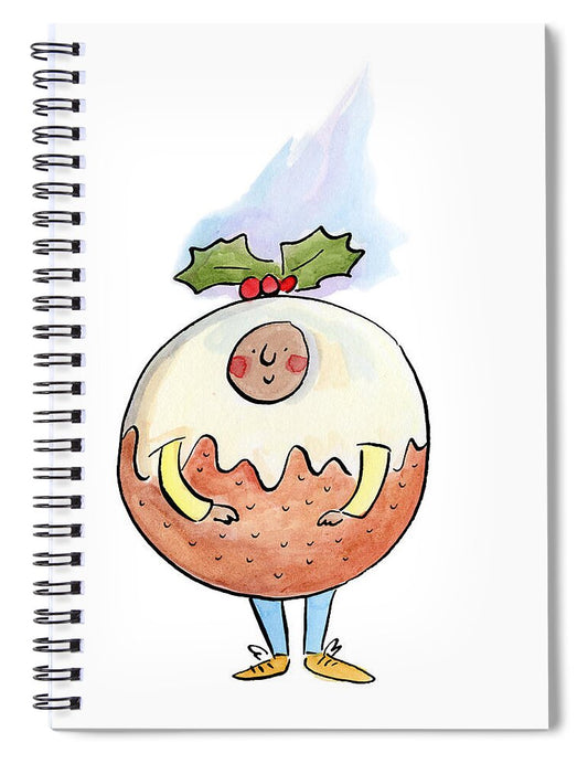 Christmas Pudding  1 - Spiral Notebook
