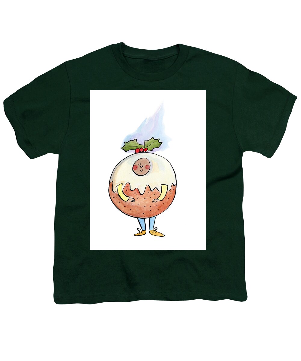 Christmas Pudding  1 - Youth T-Shirt
