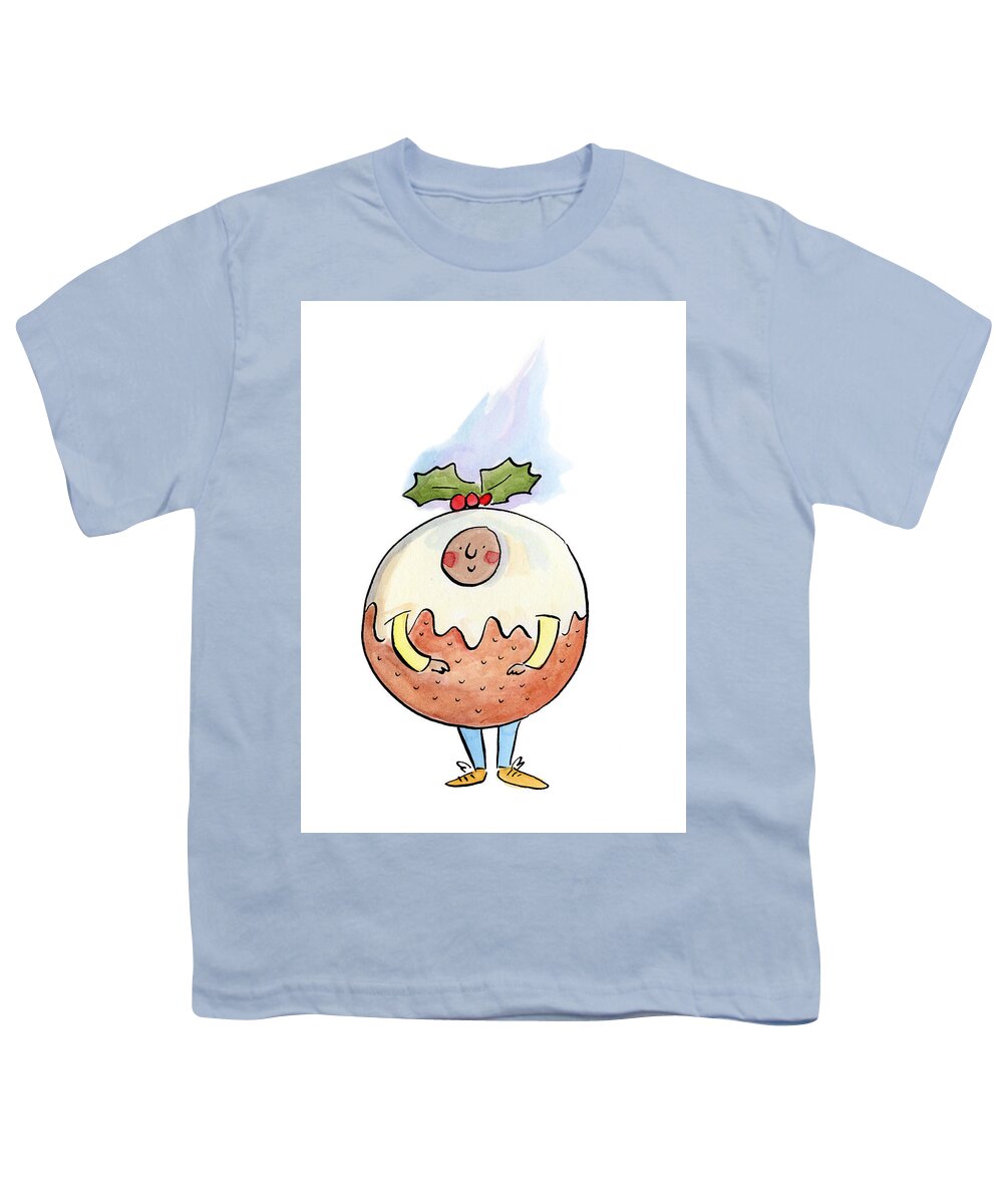 Christmas Pudding  1 - Youth T-Shirt