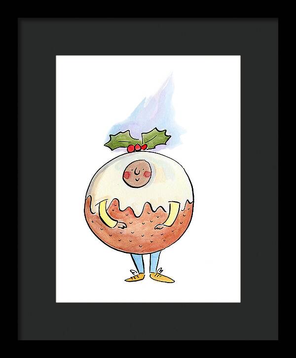 Christmas Pudding  1 - Framed Print