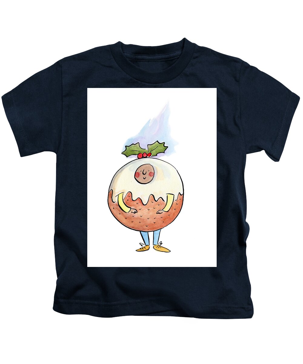 Christmas Pudding  1 - Kids T-Shirt