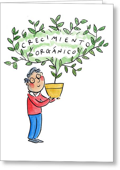 Crecimiento Organico 1 - Greeting Card