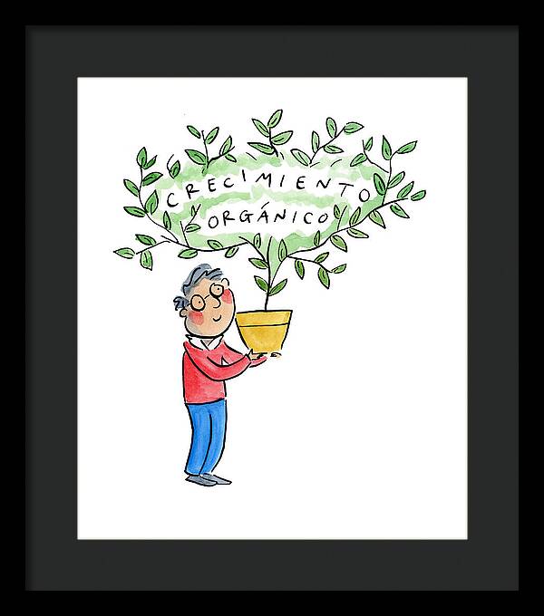 Crecimiento Organico 1 - Framed Print