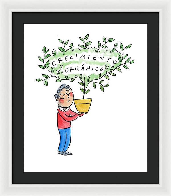 Crecimiento Organico 1 - Framed Print