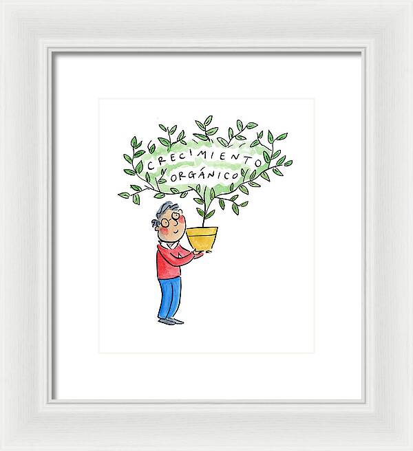 Crecimiento Organico 1 - Framed Print