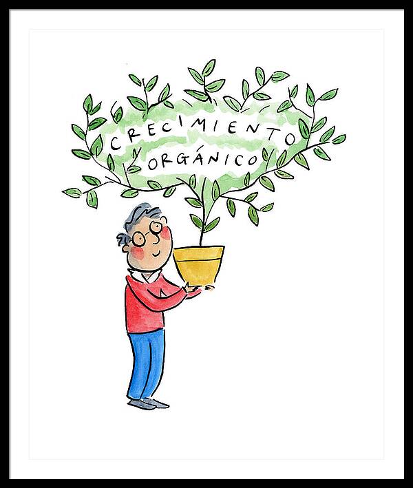 Crecimiento Organico 1 - Framed Print
