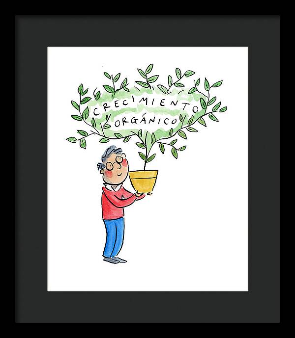 Crecimiento Organico 1 - Framed Print