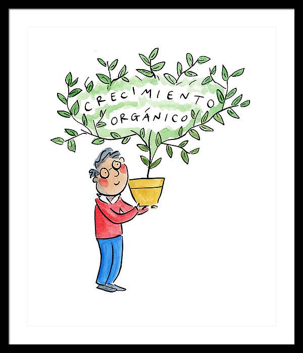 Crecimiento Organico 1 - Framed Print