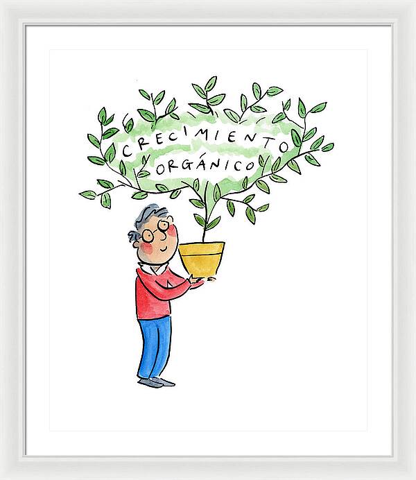 Crecimiento Organico 1 - Framed Print