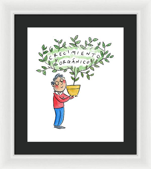 Crecimiento Organico 1 - Framed Print