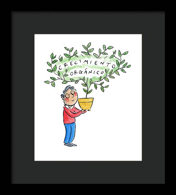 Crecimiento Organico 1 - Framed Print