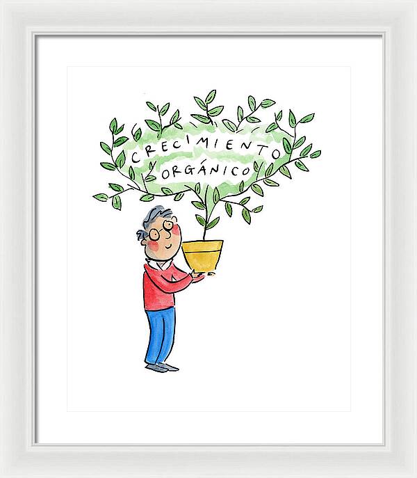 Crecimiento Organico 1 - Framed Print