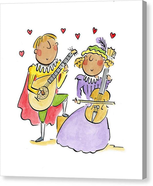 If music be the food of love 1 - Canvas Print