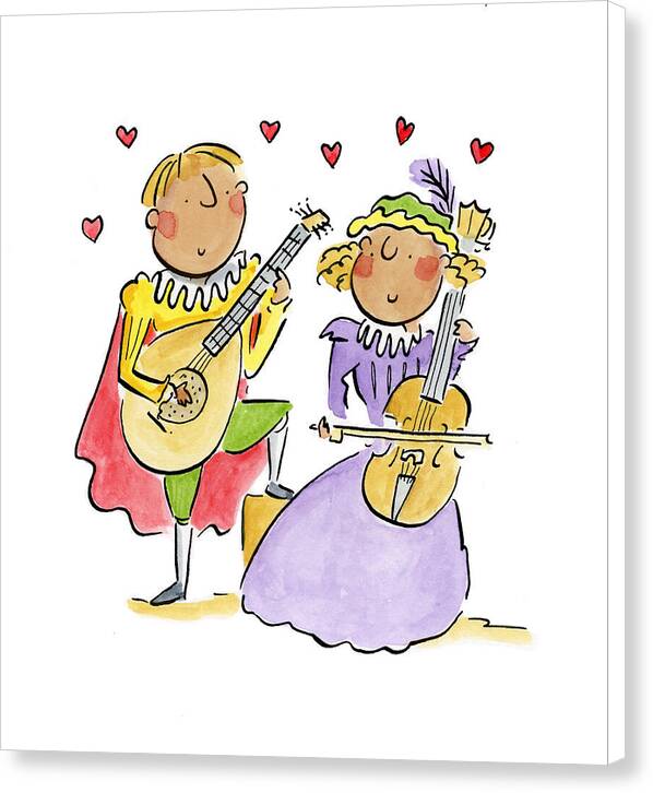 If music be the food of love 1 - Canvas Print