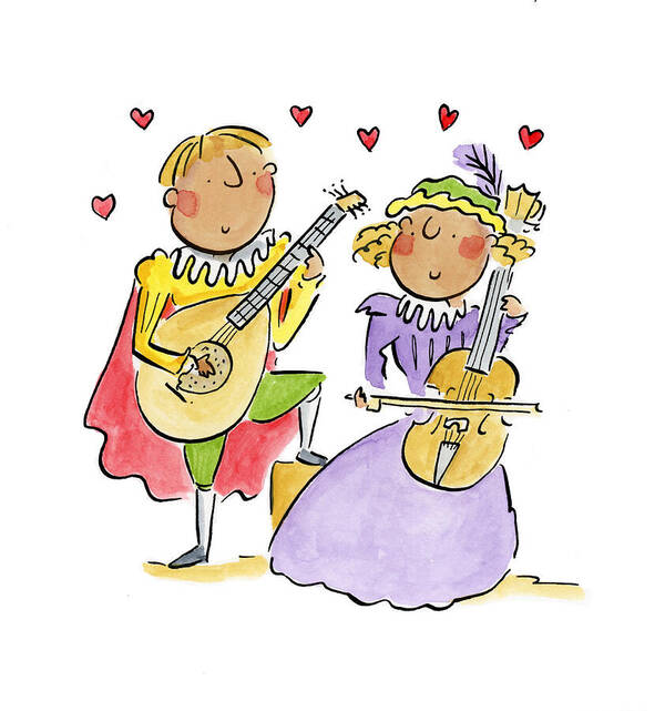 If music be the food of love 1 - Art Print