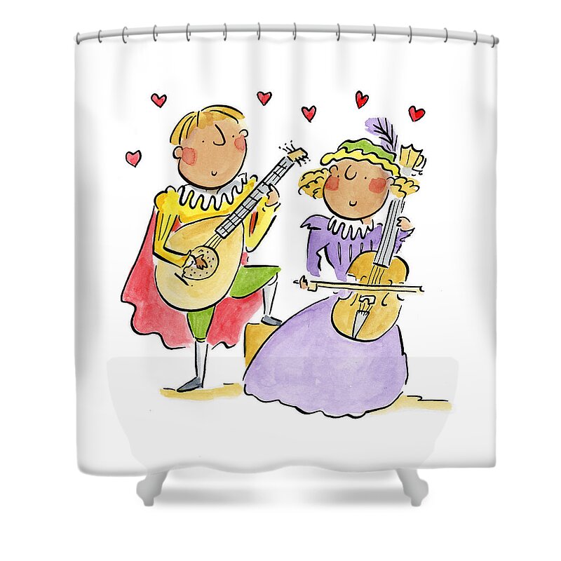 If music be the food of love 1 - Shower Curtain