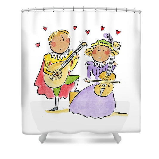 If music be the food of love 1 - Shower Curtain
