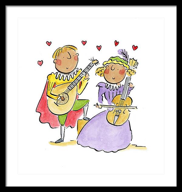 If music be the food of love 1 - Framed Print