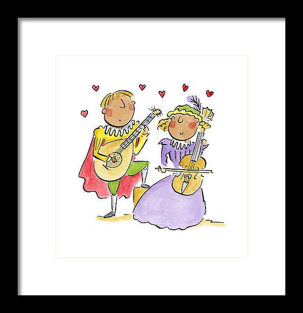 If music be the food of love 1 - Framed Print