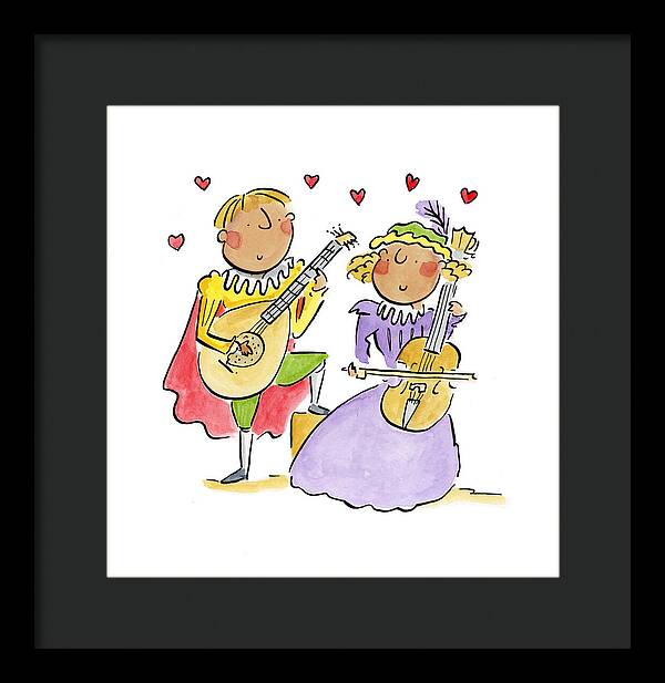 If music be the food of love 1 - Framed Print